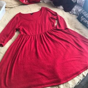 Torrid sweater skater dress